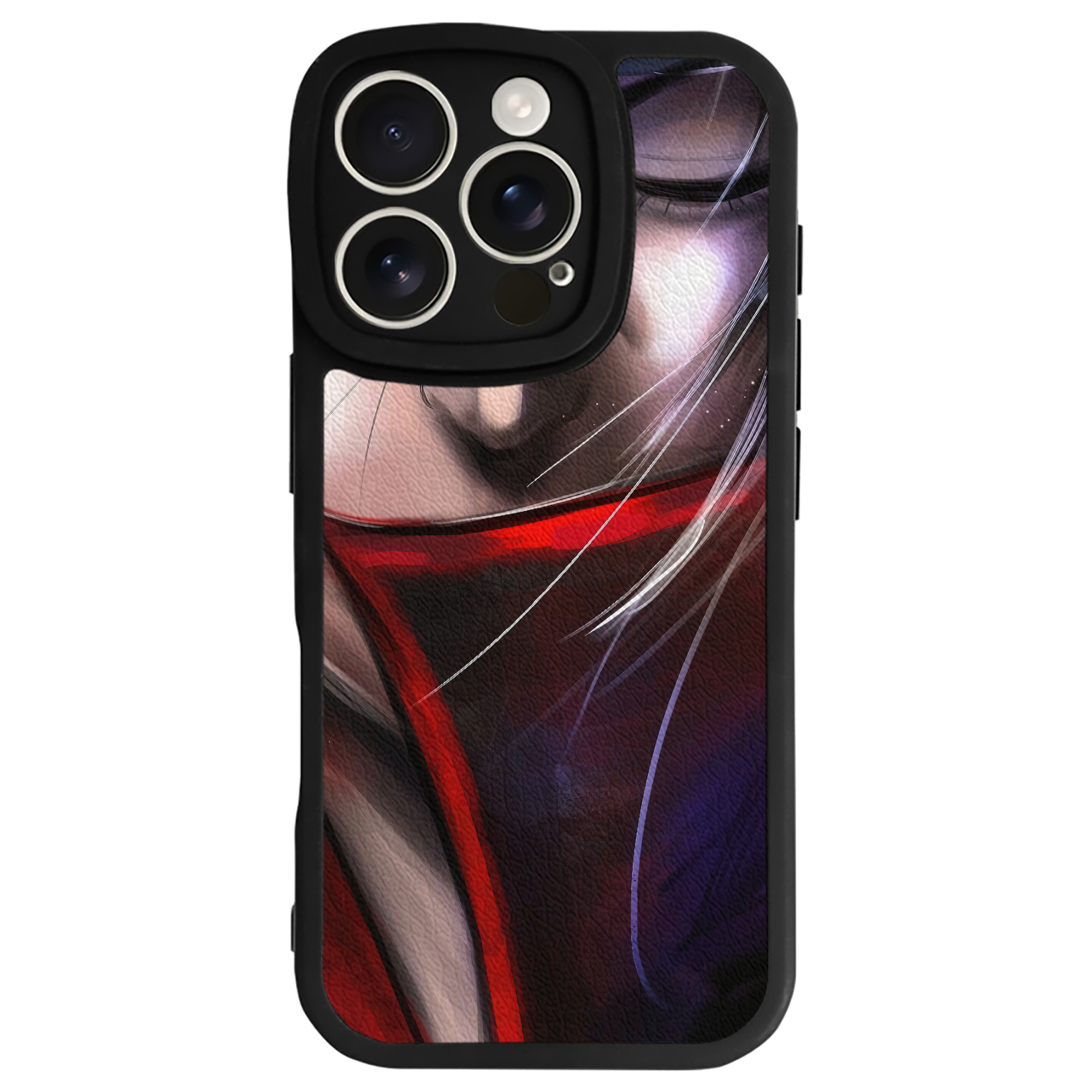 （画像用） NARUTO -ナルト- NARUTO -ナルト- 疾風伝 【iPhone 16シリーズ対応】シリコンスマホケース（レザー調） 材質：シリコン